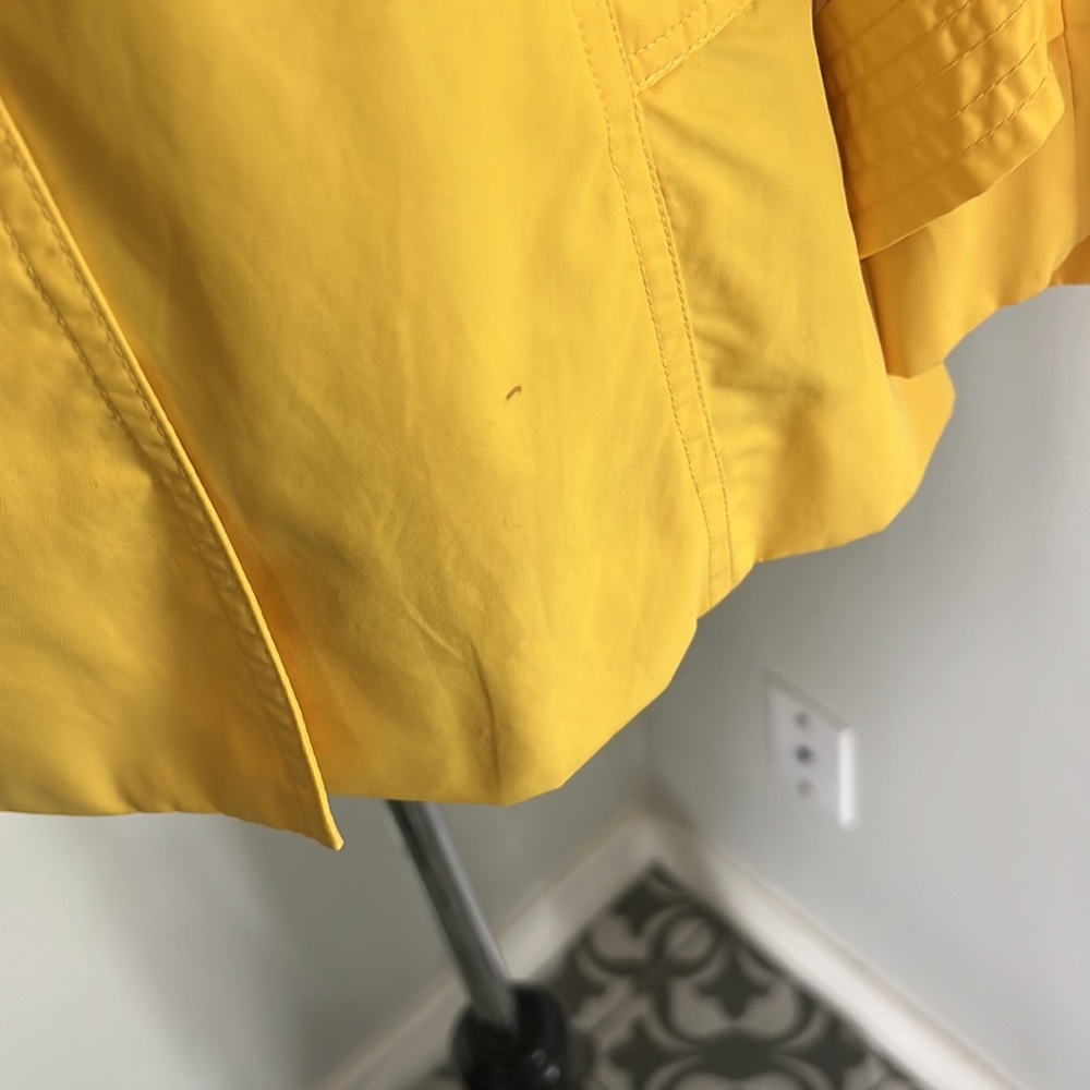 Talbots Petite Yellow Rain Jacket - image 4